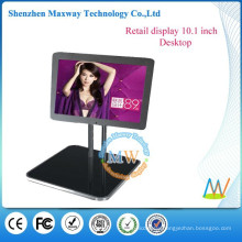 10 inch small LCD display restaurant table advertising
